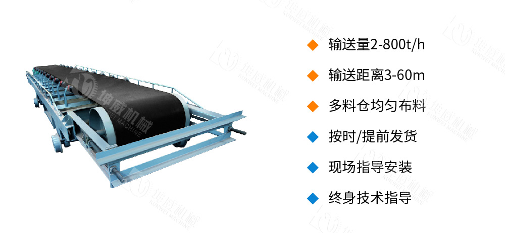 可逆配倉(cāng)帶式輸送機(jī)優(yōu)勢(shì)特點(diǎn)